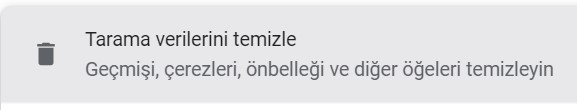 site gecmisi temizleme