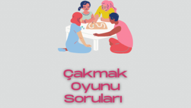 Çakmak Oyunu Soruları