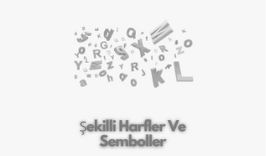 Şekilli Harfler Ve Semboller