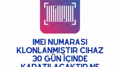 IMEI Numarası Klonlanmıştır