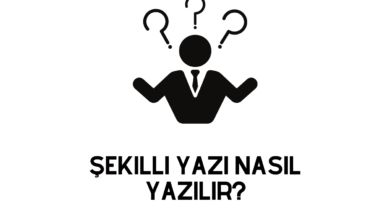 Şekilli Yazı Nasıl Yazılır