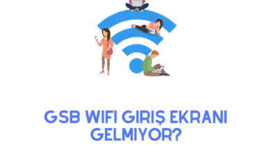 GSB Wifi Giriş Ekranı Gelmiyor