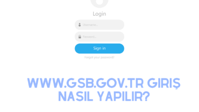 www.gsb.gov.tr Giris