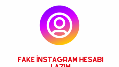 Fake instagram Hesabi Lazim