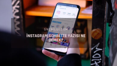 instagram Sohbette Yazisi nedir