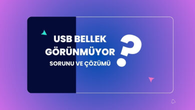 USB Bellek Gorunmuyor